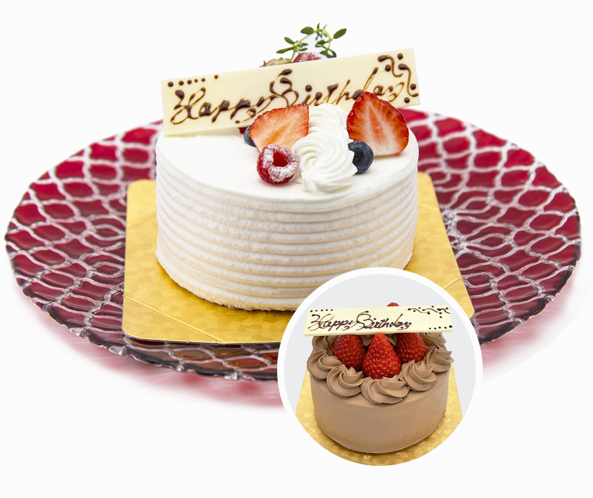 熱海カフェ　誕生日ケーキ